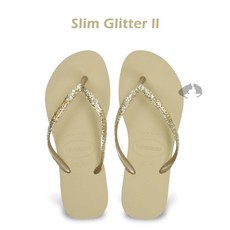 havaianas Slim Glitter II 閃亮夾腳拖