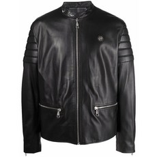 필립플레인 도베르만 프린트 모토 재킷