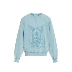 메종키츠네 그래픽 크루 넥 스웨트셔츠