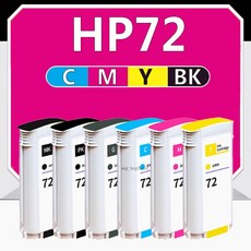 墨水匣 T795 T770 T620 T1100 T790 T610 T1200 T1120 T2300, HP72 黑色(MBK), 1個