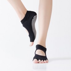 露趾露腳背 五指瑜珈襪