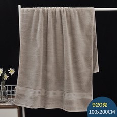 MORA 100x200cm 920克 超大號浴巾純棉A類加大加厚全棉, 1個, 駝色:200x100cm