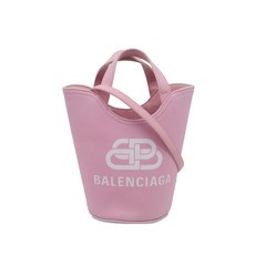 발렌시아가 중고 웨이브 캔버스 스몰 버킷 백