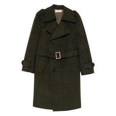 안젤로 빈티지 컬트 중고 1970s 벨트 더블 브레스티드 코트