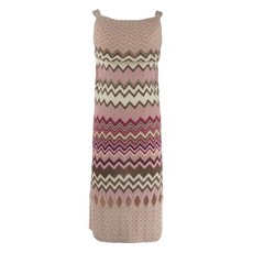 미쏘니 중고 지그재그 민소매 드레스