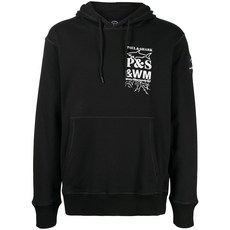 화이트마운티니어링 로고 프린트 후디