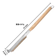 長柄可拆卸披薩刷, 1個, 加厚-57.5*4.2cm