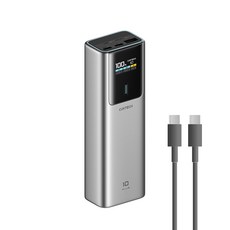 CUKTECH 酷態科 10號PLUS 120W 行動電源 15000mAh 可充筆電 (PB150P), 灰色 (Wh+CCC)