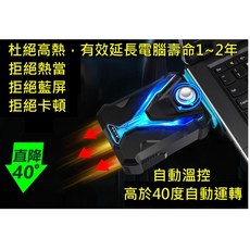 ICE COOREL(酷睿) 筆電散熱風扇 13 17吋適用, 1個