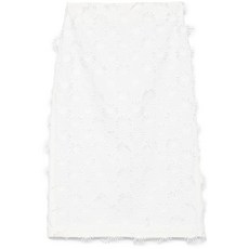 MSGM 아플리케 디테일 미디 스커트