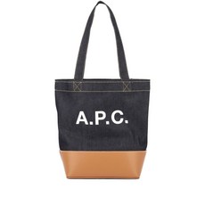 A.P.C. 데님 로고 숄더 백