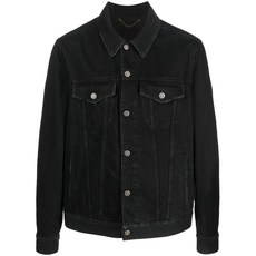 골든 구스 로고 패치 데님 재킷