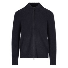 파올로페코라 지퍼 프런트 골지 가디건