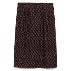 페라가모 중고 1980's 코르누코피아 프린트 미디 스커트