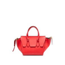 셀린느 중고 2015 스몰 그레인 카프스킨 타이 매듭 핸드백