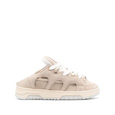 산타 패널 스웨이드 슬립온