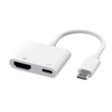 iPhone Type-C HDMI 影音轉接線 即插即用, 1個, TypeC HDMI轉接器 i15~17,+4K HDMI線 2米(推薦搭配)