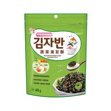 韓國 韓味不二 拌飯海苔酥 海樂多 隨手包 蔬菜海苔酥 初食拌飯香鬆 拌飯料 飯友 兒童拌飯 海苔 副食品 MOZU, 1個, 蔬菜海苔酥45g / 6349, 45g