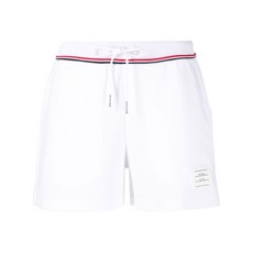 톰 브라운 로고 패치 스웨트쇼츠