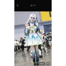 漫骨 流螢 cos 全頭玉米鬚 wig, 如圖所示, 1個