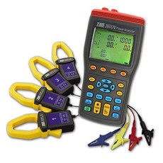 泰仕 TES-3600N 三相功率計 瓦特計 電流 - 精確測量、資料記錄、輕鬆掌握用電狀況, 1個, 電力分析儀