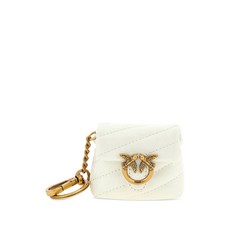 핀코 샤이니 퀼팅 레더 에어팟 케이스