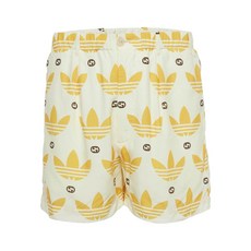 구찌 중고 X 아디다스 모노그램 프린트 쇼츠