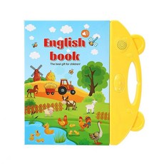 兒童英語早教手指點讀有聲書 幼兒英語啟蒙認知讀物 智慧電子書玩具, 全英文電子書, 1個