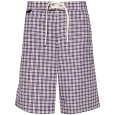 우드우드 플레이드 체크 프린트 쇼츠