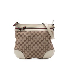 구찌 중고 2016-2025 GG 캔버스 웹 메이페어 크로스 백