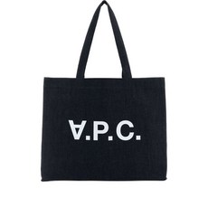 A.P.C. 로고 디테일 토트 백