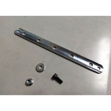 娃娃機專用 擋板鐵片, 半弧型調整型 長鐵片厚度2.3mm