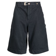 오브젝트포라이프 버클 디테일 데님 쇼츠