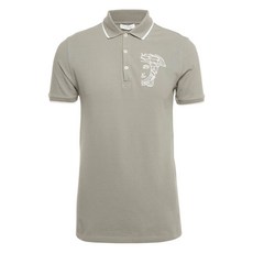 베르사체 중고 메두사 자수 폴로 셔츠