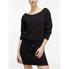 DKNY 드로스트링 미니 드레스