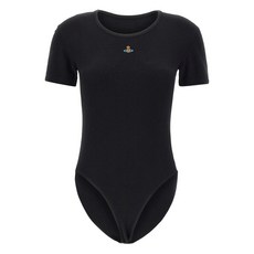 비비안웨스트우드 로고 자수 티셔츠