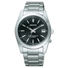 CITIZEN 男士 Regno 太陽能科技水晶玻璃防水標準款不鏽鋼金屬手錶 RS25-0483H
