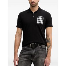 칼 라거펠트 로고 프린트 폴로 셔츠