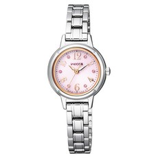 CITIZEN CITIZEN Wicca 女款太陽能科技水晶玻璃防水金屬手錶 KH9-914-93