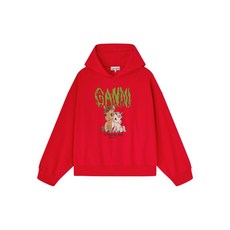 가니 그래픽 프린트 후디