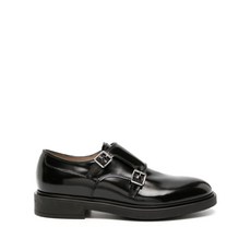 지안비토로시 스캇 버클 가죽 슈즈