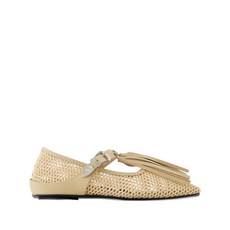 토가풀라 태슬 장식 발레리나 플랫 슈즈