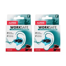 Alpine WorkSafe 頂級工作聽力保護耳塞 兩入組, 2組