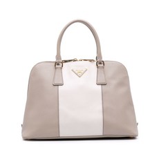 프라다 중고 2013-2025 미디엄 바이컬러 사피아노 럭스 프롬나드 사첼 백