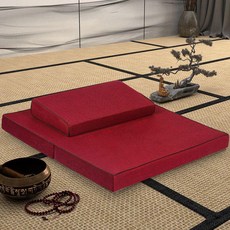 椰絲打坐禪坐墊 刺繡款 60*60cm 附拎包+蓋毯