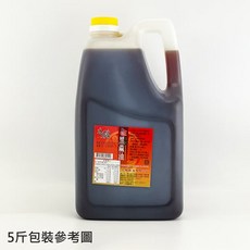 元福蔴油 頂級黑麻油(黑芝麻油)-北港麻油 冷壓油 芝麻油 麻油, 1個, 3000ml (5斤桶裝)