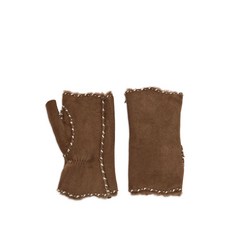 아넬 스티치 디테일 장갑