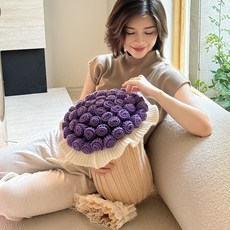 玫瑰花束抱枕毯子二合一, 星穹紫 二合一抱枕 / 可靠可蓋 / 節日禮物