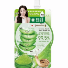 SMoOTO 99.5% 蘆薈舒緩凝膠凍膜, 1個, 蘆薈