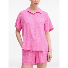 DKNY 애니멀 프린트 버튼 파자마